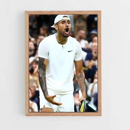 ap-nick kyrgios-1 cadre Bois clair