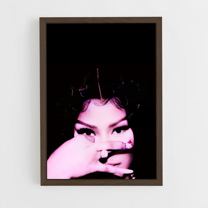 ap-nicki minaj-10 cadre Bois foncé