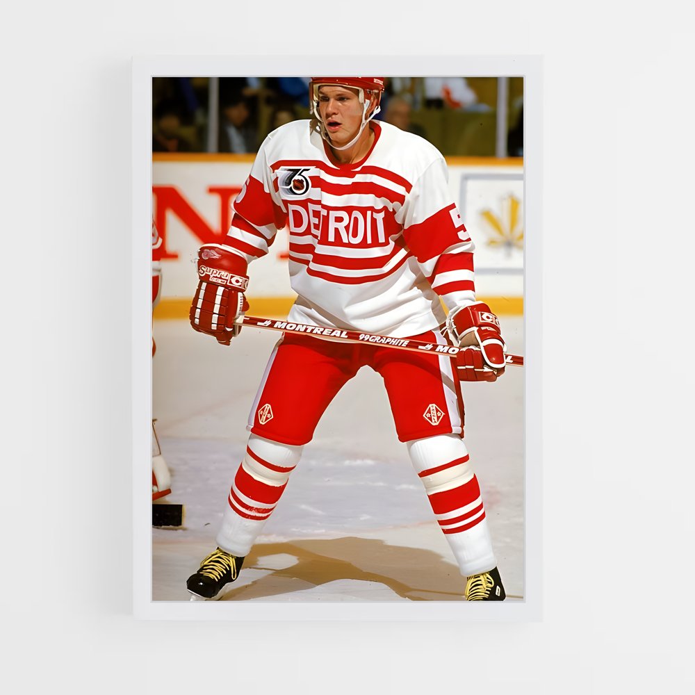 ap-nicklas lidstrom-6 cadre Blanc