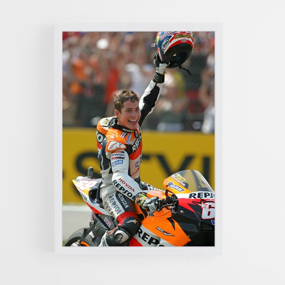 ap-nicky hayden-1 cadre Blanc