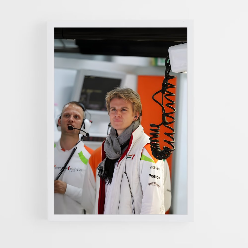 ap-nico hulkenberg-3 cadre Blanc