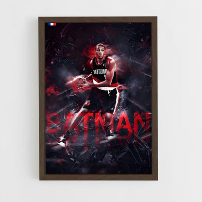 ap-nicolas batum-4 cadre Bois foncé