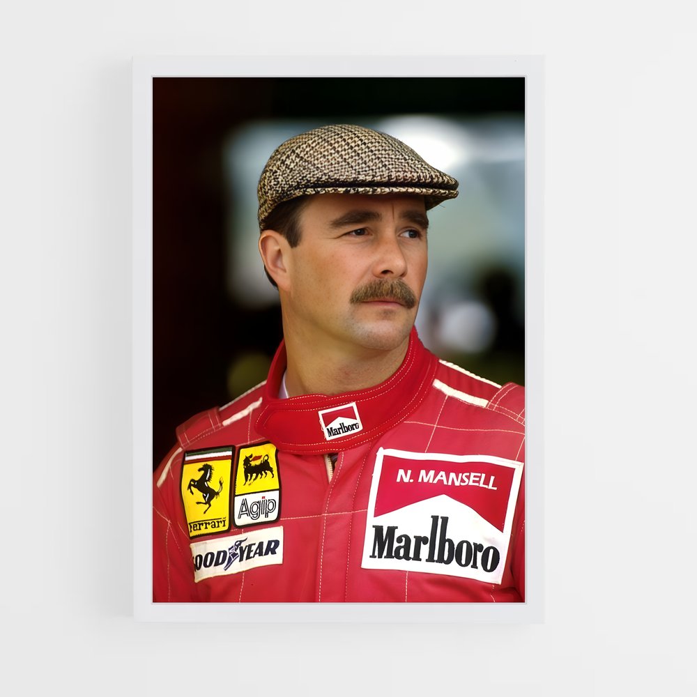 ap-nigel mansell-1 cadre Blanc
