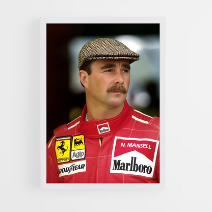 ap-nigel mansell-1 cadre Blanc