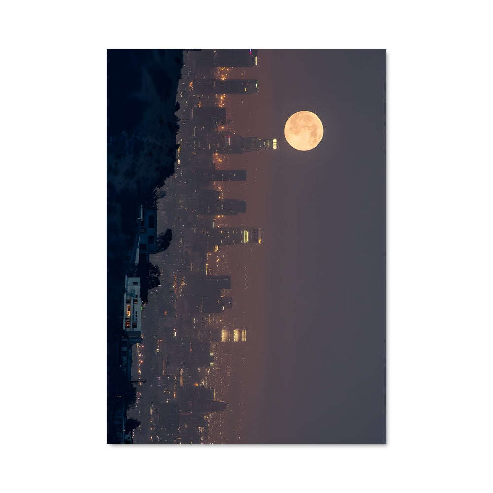 Poster Lune de la Ville