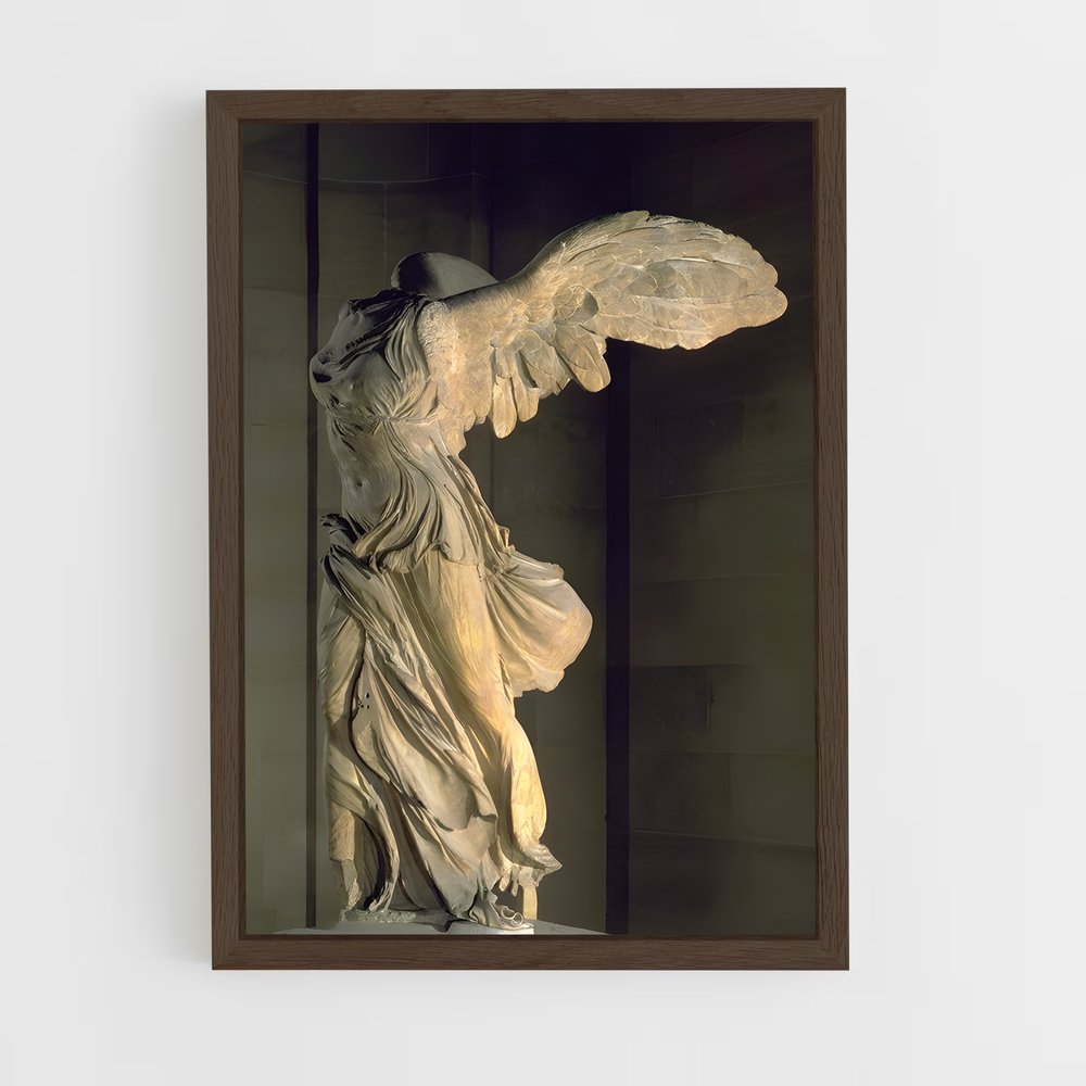 ap-nike of samothrace-4 cadre Bois foncé