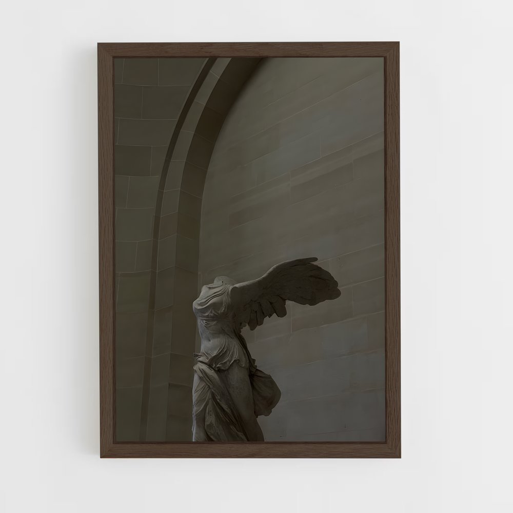 ap-nike of samothrace-7 cadre Bois foncé