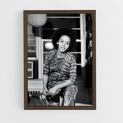 ap-nikki giovanni-1 cadre Bois foncé