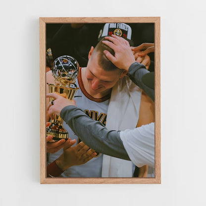 ap-nikola jokic-9 cadre Bois clair