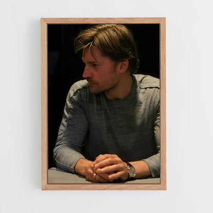 ap-nikolaj coster-waldau-4 cadre Bois clair