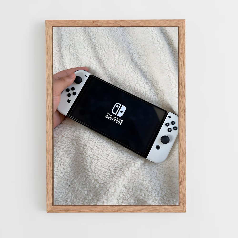 ap-nintendo switch-1 cadre Bois clair