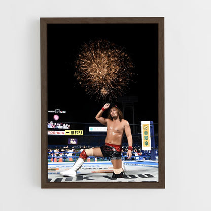 ap-njpw-3 cadre Bois foncé