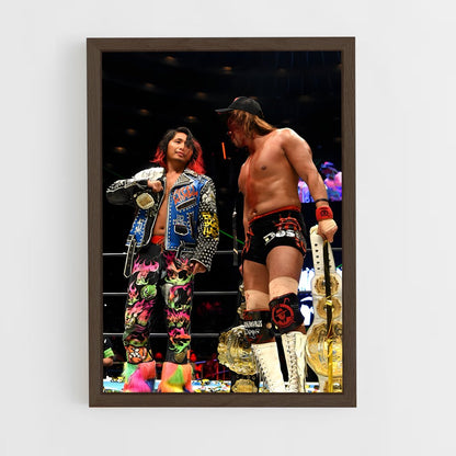 ap-njpw-6 cadre Bois foncé