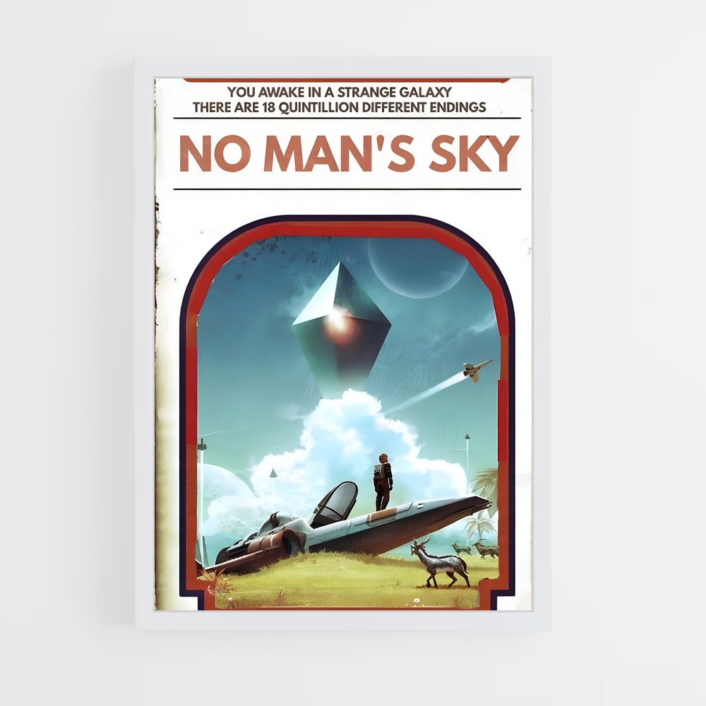 ap-no man sky-12 cadre Blanc