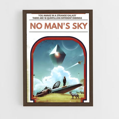 ap-no man sky-12 cadre Bois foncé