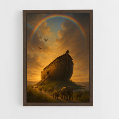 ap-noah ark-1 cadre Bois foncé