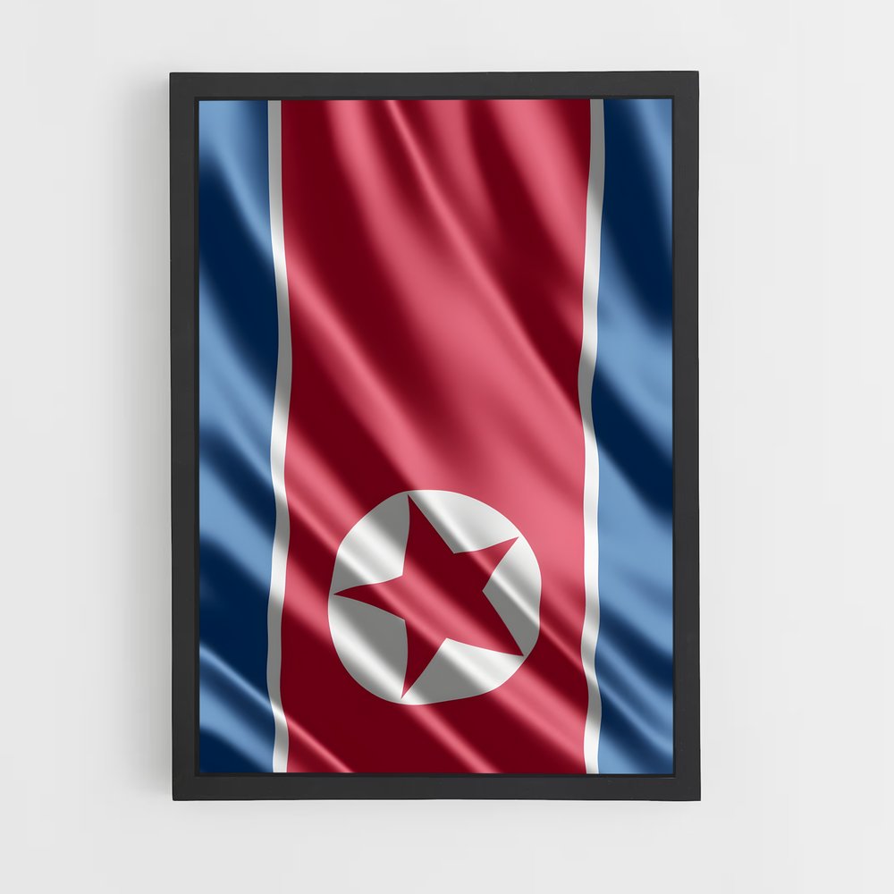 ap-north korea flag-1 cadre Noir