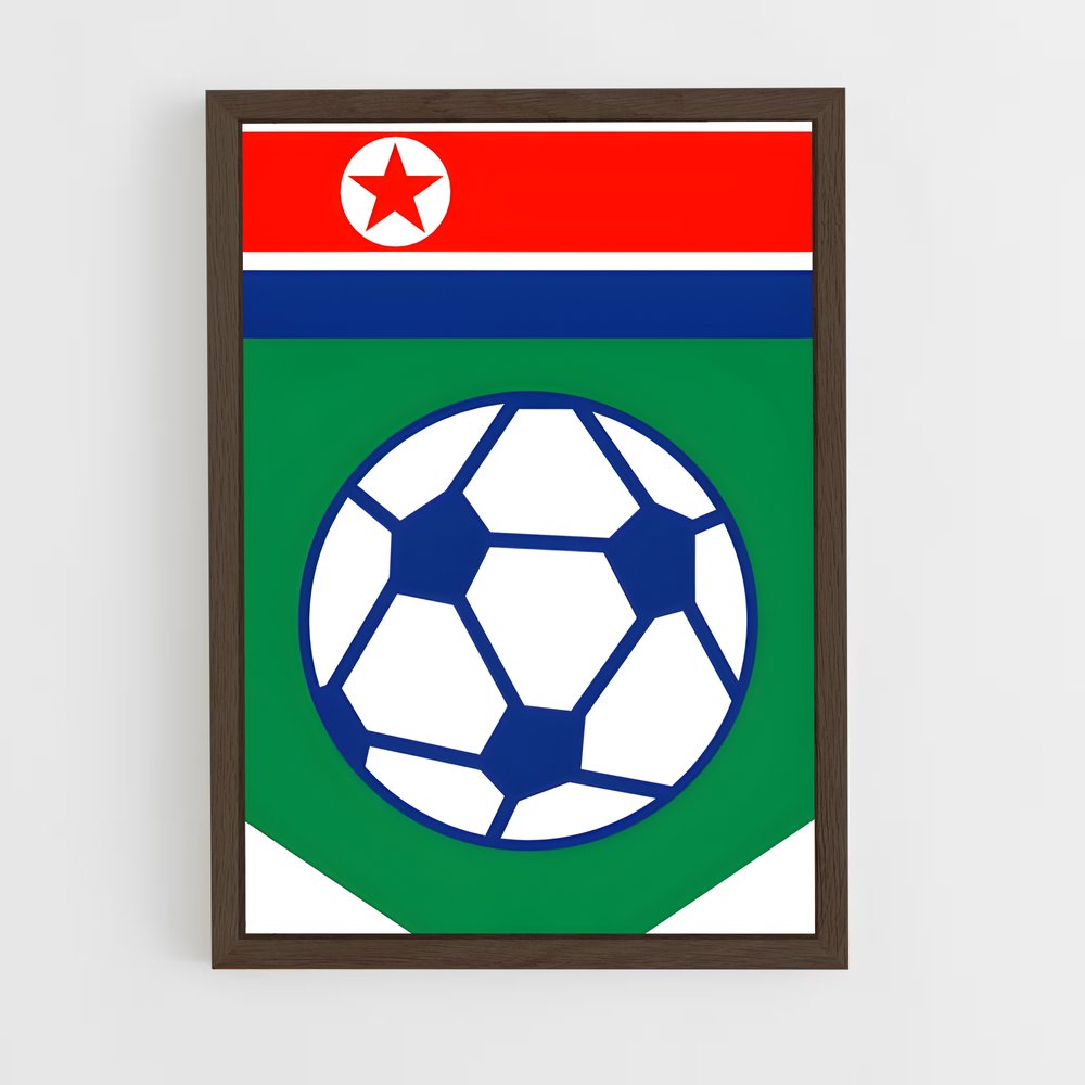 ap-north korea national football team-1 cadre Bois foncé