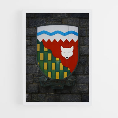 ap-northwest territories flag-1 cadre Blanc
