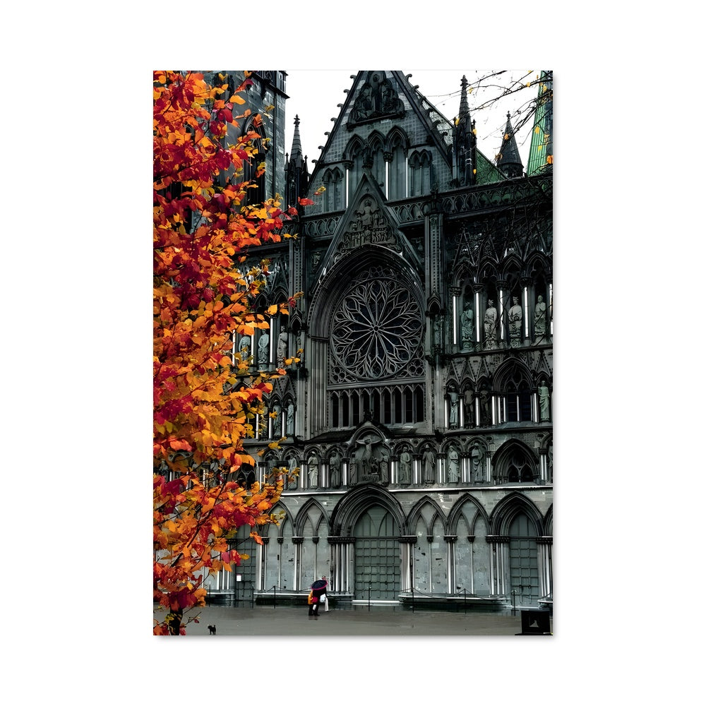 Poster Cathédrale d'Automne