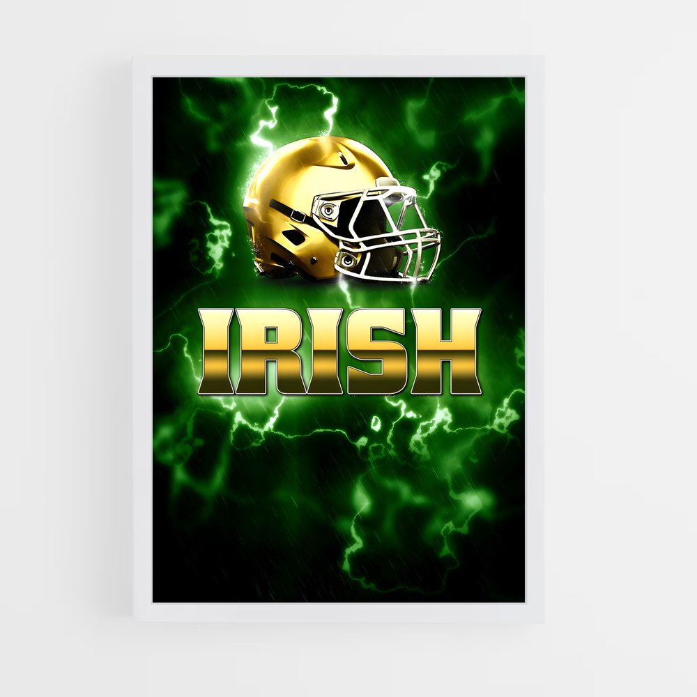 ap-notre dame fighting irish-4 cadre Blanc
