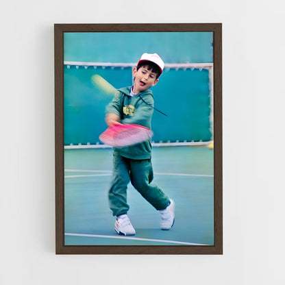 ap-novak djokovic-2 cadre Bois foncé