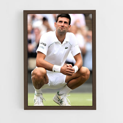 ap-novak djokovic-6 cadre Bois foncé