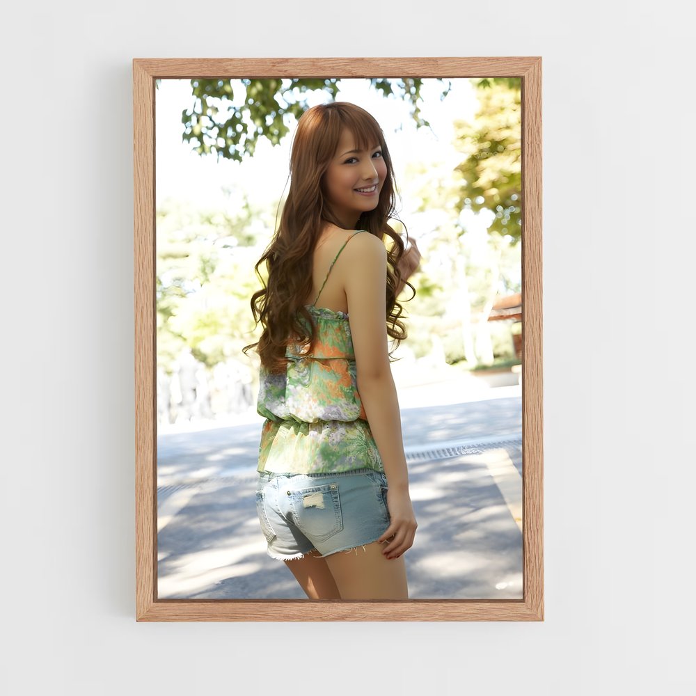 ap-nozomi sasaki-3 cadre Bois clair