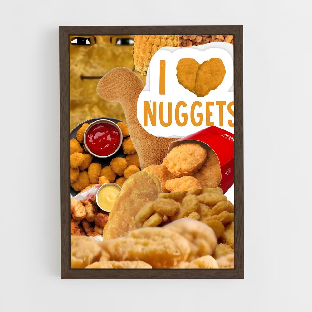 ap-nuggets-4 cadre Bois foncé