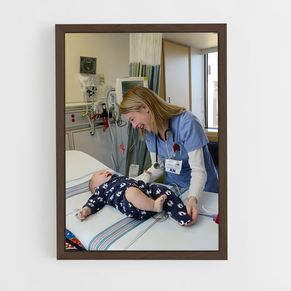 ap-nurse-11 cadre Bois foncé