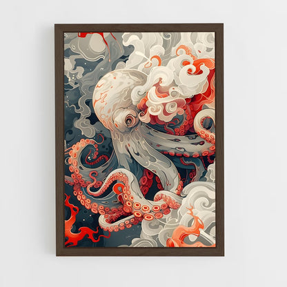 ap-octopus-10 cadre Bois foncé