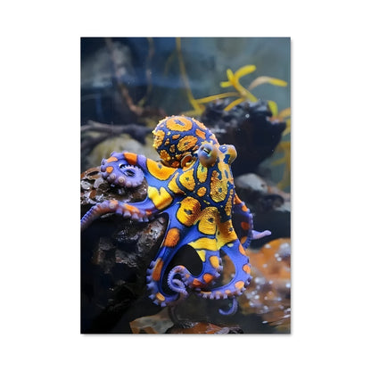 Poster Octopus Splash
