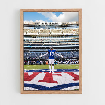 ap-odell beckham jr-1 cadre Bois clair