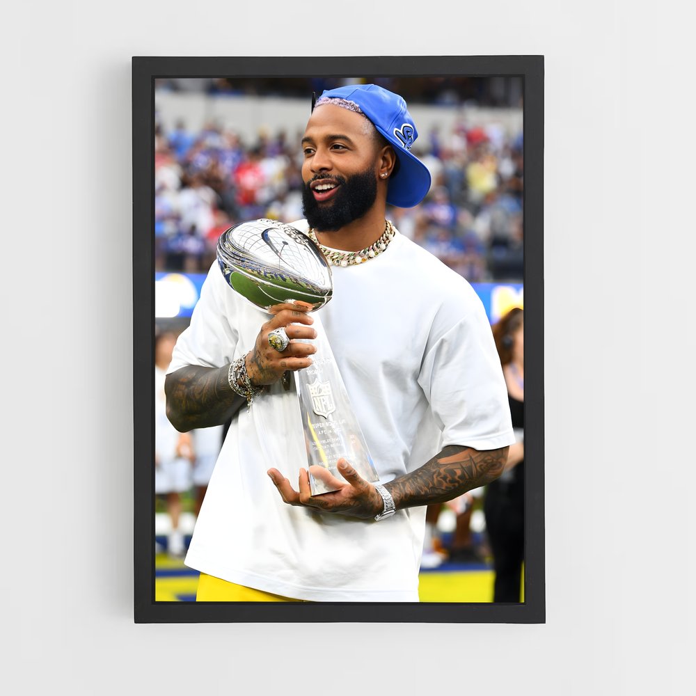 ap-odell beckham jr-5 cadre Noir