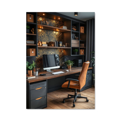 Poster Bureau Élégant