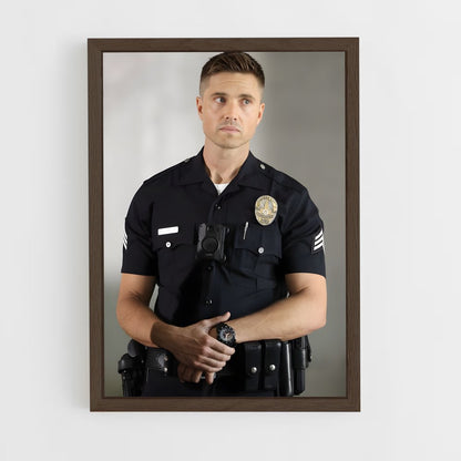 ap-officer finlay-6 cadre Bois foncé