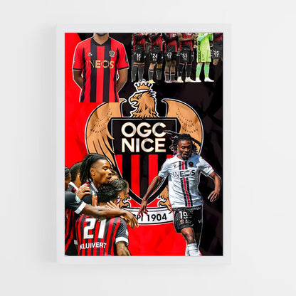 ap-ogc nice-5 cadre Blanc
