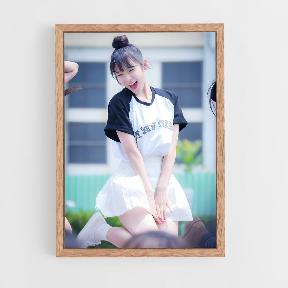 ap-oh my girl-6 cadre Bois clair