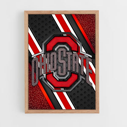 ap-ohio state buckeyes-3 cadre Bois clair
