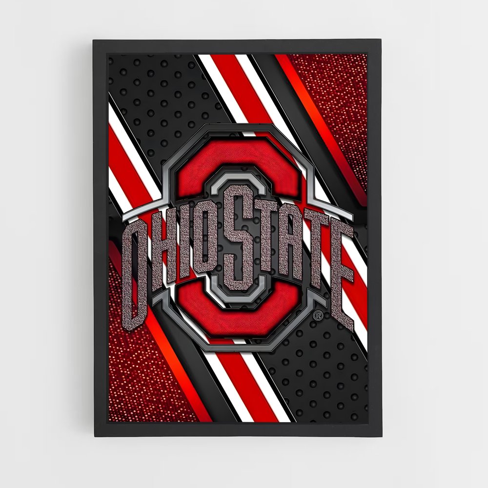 ap-ohio state buckeyes-3 cadre Noir