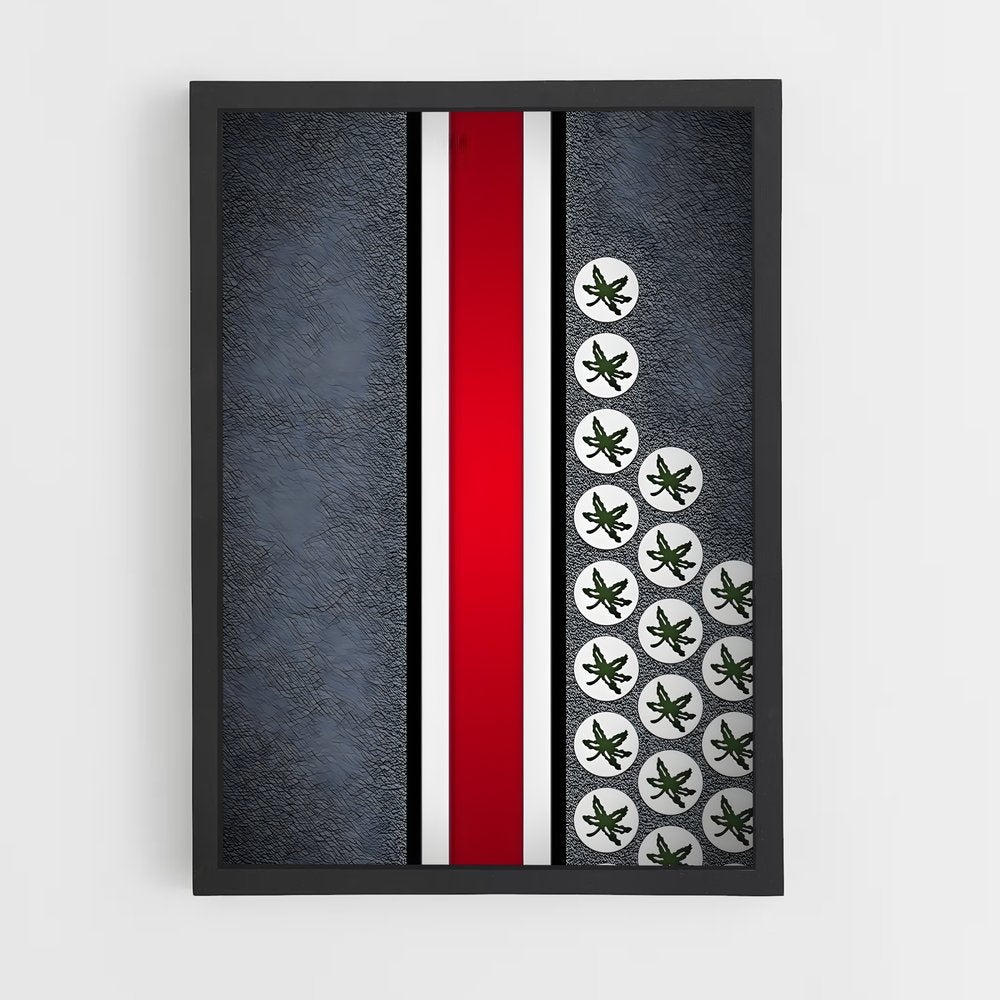ap-ohio state buckeyes-6 cadre Noir
