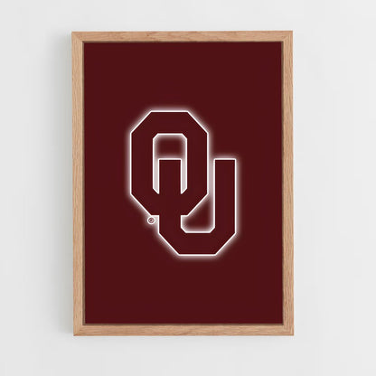 ap-oklahoma sooners-6 cadre Bois clair