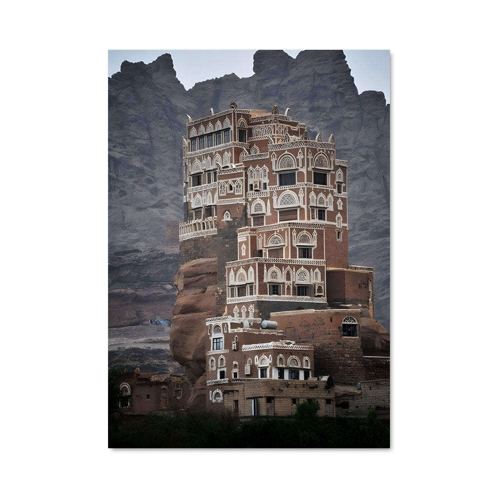 Poster Montagnes de Sanaa