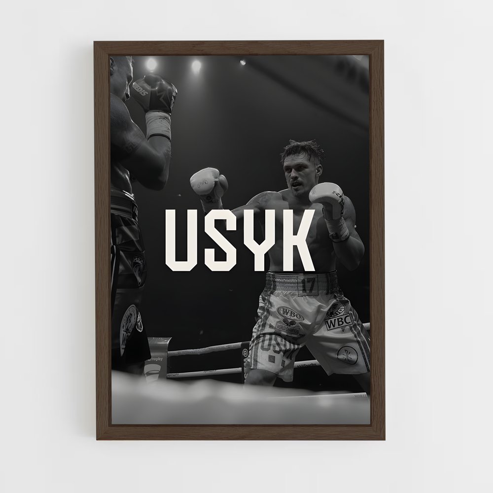 ap-oleksandr usyk-4 cadre Bois foncé
