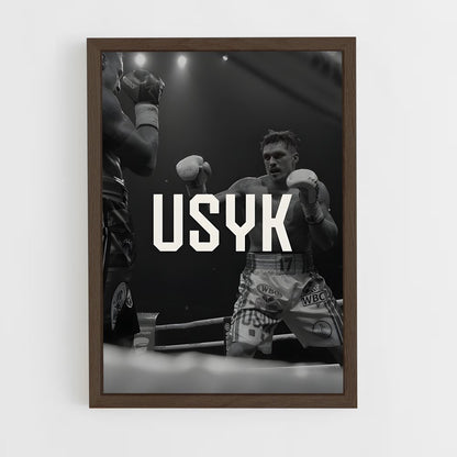 ap-oleksandr usyk-4 cadre Bois foncé