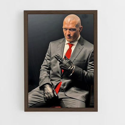 ap-oleksandr usyk-5 cadre Bois foncé