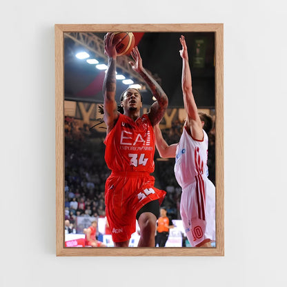 ap-olimpia milano basketball-2 cadre Bois clair