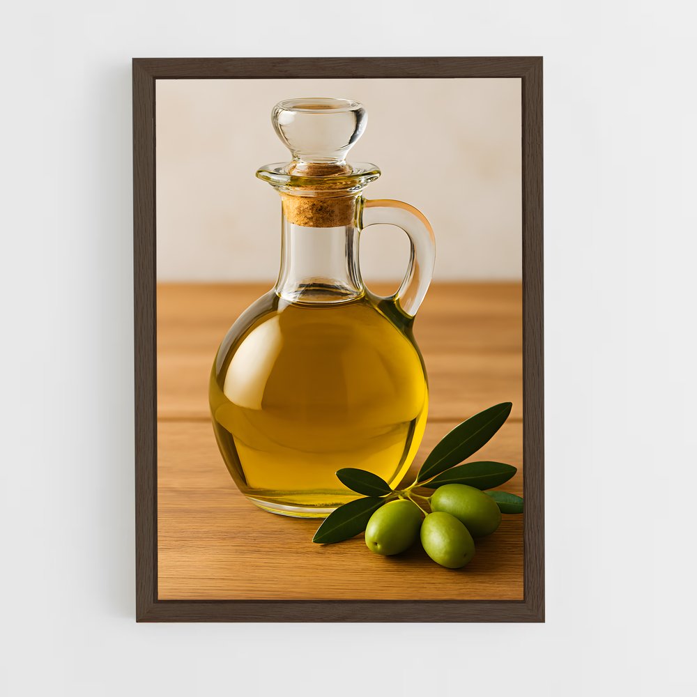 ap-olive oil-4 cadre Bois foncé