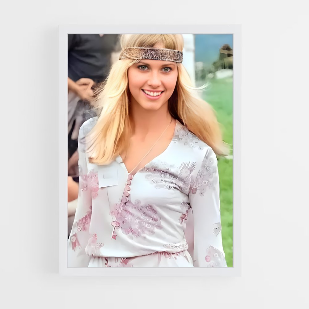 ap-olivia newton-john-14 cadre Blanc
