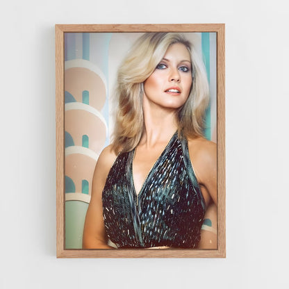 ap-olivia newton-john-6 cadre Bois clair
